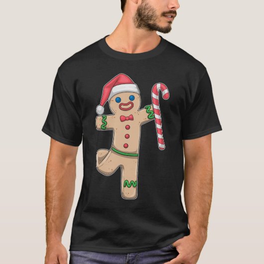 Kerstkerstbel van de Kerstman T-shirt (Voorkant)