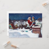 kerstkerstboeken, kaart (Voorkant / Achterkant in situ)