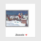 kerstkerstboeken, sticker (Vel)