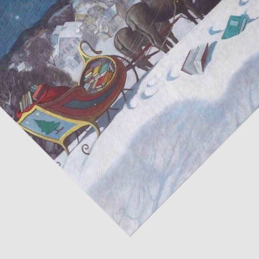 kerstkerstboeken, tissuepapier (Detail)