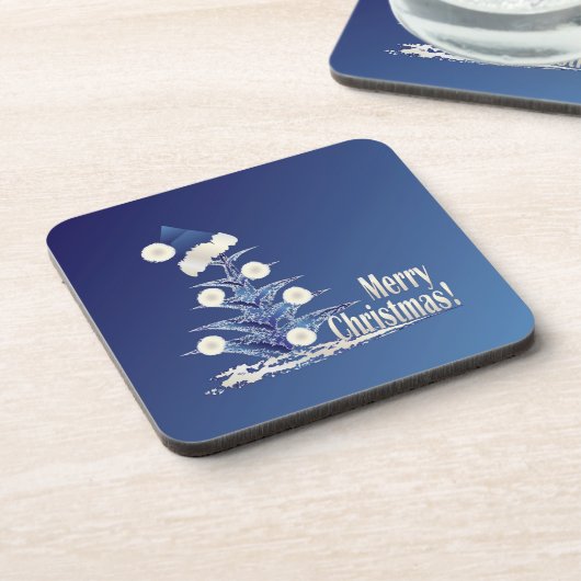 Kerstkerstboom Bier Onderzetter (Linkerzijde)