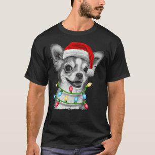 Kerstkerstboom in Chihuahua T-shirt