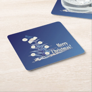 Kerstkerstboom Kartonnen Onderzetters