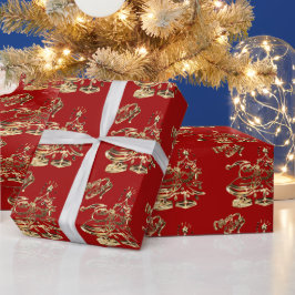 kerstkerstboom met kerstkerstkerstmis cadeaupapier