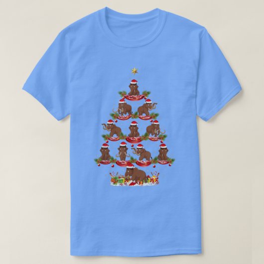 Kerstkerstboom met kerstmis met kerstmis met kerst t-shirt (Design voorkant)