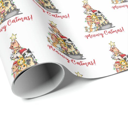 Kerstkerstboom met kutmakreel cadeaupapier (Rol Hoek)