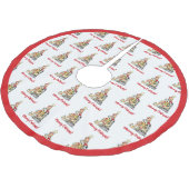 Kerstkerstboom met kutmakreel kerstboom rok (Gekanteld)