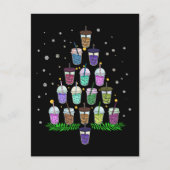 Kerstkerstboom met Mannen met kerstmis Briefkaart (Voorkant)