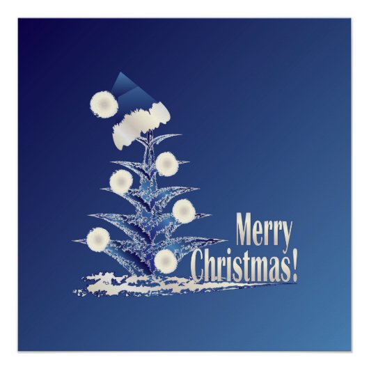 Kerstkerstboom Perfect Poster (Voorkant)