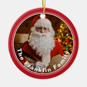  kerstkerstboom schrijven keramisch ornament (Voorkant)