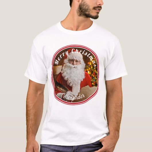 kerstkerstboom schrijven t-shirt (Voorkant)