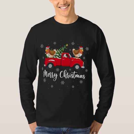 Kerstkerstboom — Tipkip-vogelpest T-shirt (Voorkant)