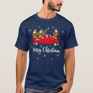 Kerstkerstboom Truck Eagle Bird Chris T-shirt