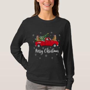 Kerstkerstboom: vrachtschip Inu Dog Ch T-shirt