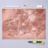 Kerstkerstboomgaarden Roos Gold Holiday Tree Tissuepapier (Craft)