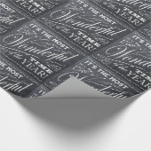 kerstkerstboomkalk cadeaupapier (Hoek)