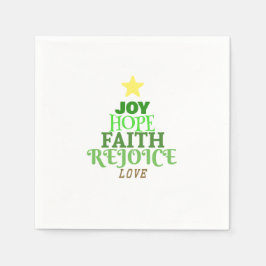 Kerstkerstboompapier Napkin Servet