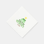 Kerstkerstboompapier Napkin Servet (Hoek)