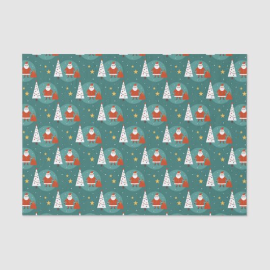 Kerstkerstboomschilderkunst Tissuepapier (Voorkant)