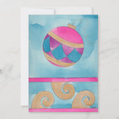 kerstkerstboomversiering - kerstkaartje aankondiging (Voorkant)