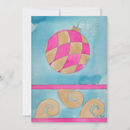 kerstkerstboomversiering - kerstkaartje aankondiging