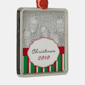 Kerstkerstboomversiering Metalen Ornament (Rechts)