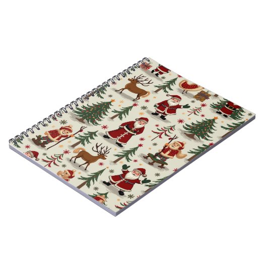 Kerstkerstbriefje Notitieboek (Linkerzijde)