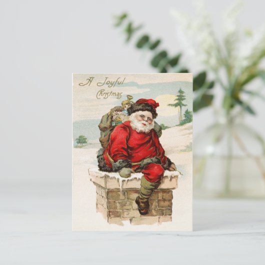 KerstkerstBriefkaart Feestdagenkaart (Staand voorkant)