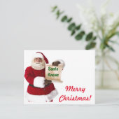 KerstkerstBriefkaart Feestdagenkaart (Staand voorkant)