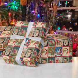  kerstkerstBriefkaart Kat Cadeaupapier