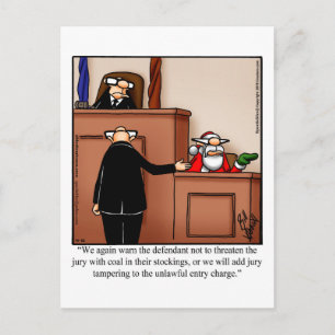 KerstkerstBriefkaart voor kerstmis met Humor Feestdagenkaart