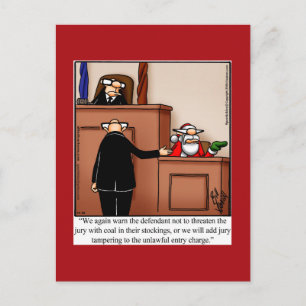 KerstkerstBriefkaart voor kerstmis met Humor Feestdagenkaart
