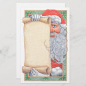 KerstkerstBriefpapier Briefpapier (Voorkant / Achterkant)