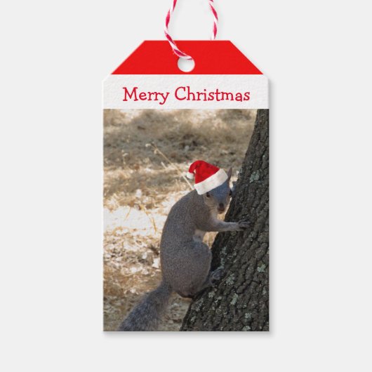 Kerstkerstcadeau-Label voor kerstmis Cadeaulabel (Voorkant)