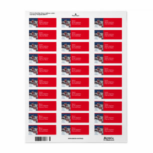 Kerstkerstcadeau voor boeken etiket