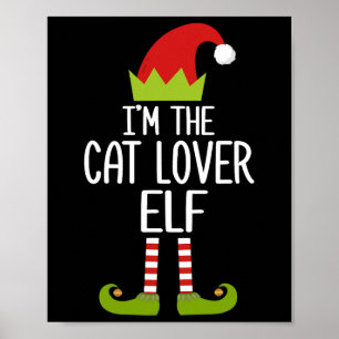 Kerstkerstcadeau voor familie... ik ben de kat... poster