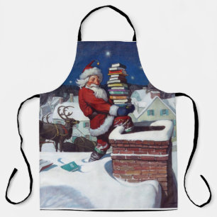 Kerstkerstcadeauboeken Schort