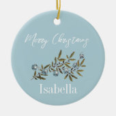 Kerstkerstcadeaus met kerst keramisch ornament (Voorkant)