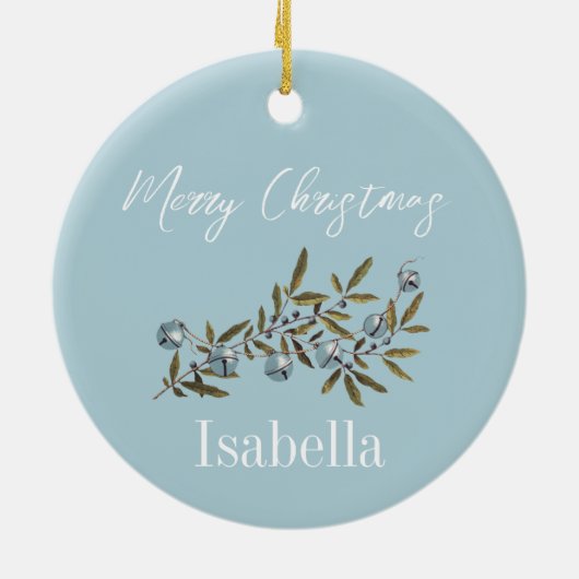 Kerstkerstcadeaus met kerst keramisch ornament (Achterkant)