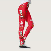 Kerstkerstcadeautjes en Cadeaus rode Leggings (Rechts)