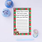 kerstkerstcadelijst voor kinderen flyer (Enkel)