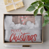 KerstkerstCartoon Tissuepapier (Geschenk)