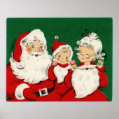 kerstkerstfamilie poster (Voorkant)