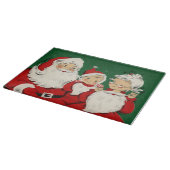 kerstkerstfamilie snijplank (Hoek)