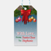 Kerstkerstfeest Cadeaulabel (Achterkant)