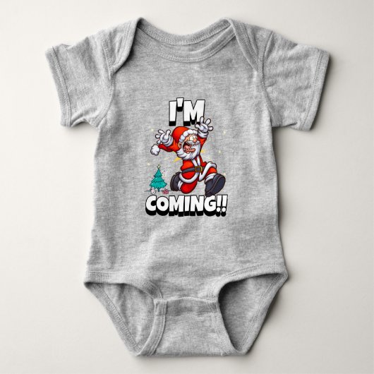 Kerstkerstfeest Humor feestdag grappige kerstmis Romper (Voorkant)