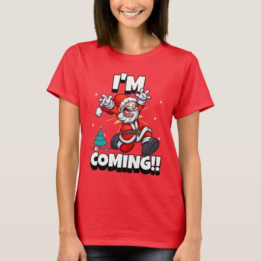 Kerstkerstfeest Humor feestdag grappige kerstmis T-shirt (Voorkant)