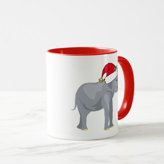 Kerstkerstfeestbediende Mok (Voorkant rechts)