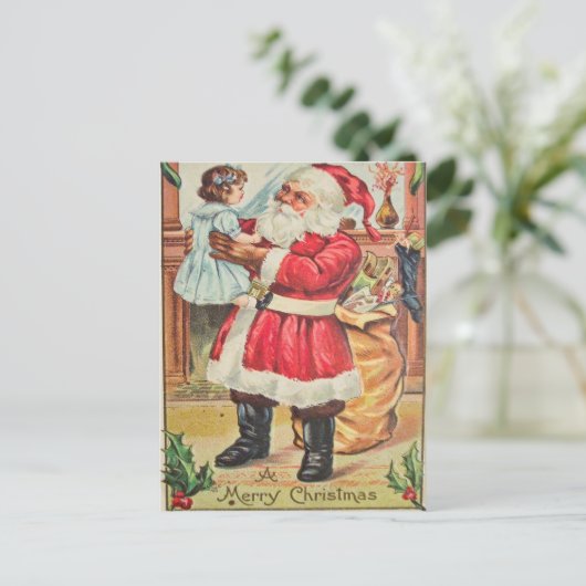 kerstkerstfeestdag Briefkaart (Staand voorkant)