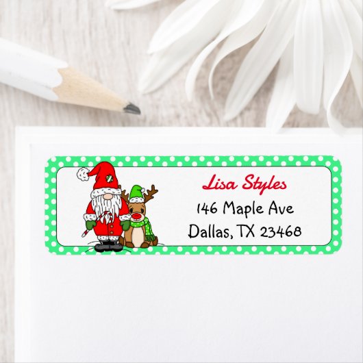 Kerstkerstfeestdag en kerstfeestdag etiket (Insitu)